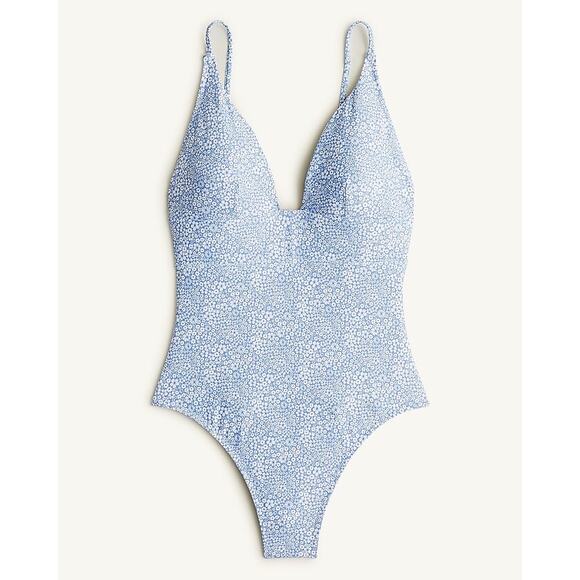 J crew Other - NWOT J.Crew Plunge One-Piece Swimsuit Liberty® Jacqueline’s Blossom Floral Sz 16